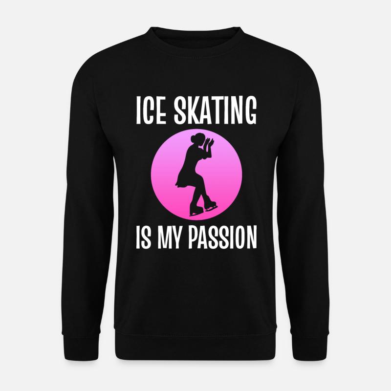Eislaufliebhaber Eislauftrainer - Unisex Pullover - Schwarz