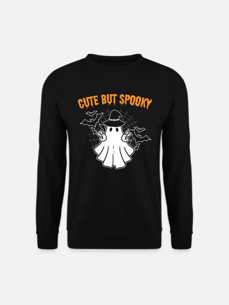 Cute But Spooky Halloween -Enthusiast - Unisex Pullover - Schwarz