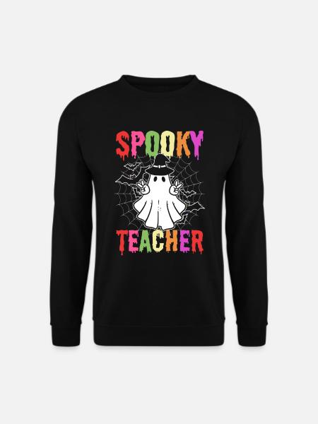 Spooky Teacher Vorschullehrer - Unisex Pullover - Schwarz