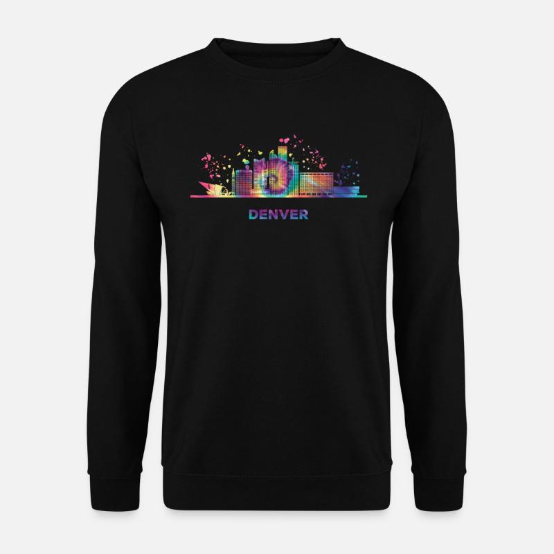 Denverites Skyline Denver - Unisex Sweatshirt - black