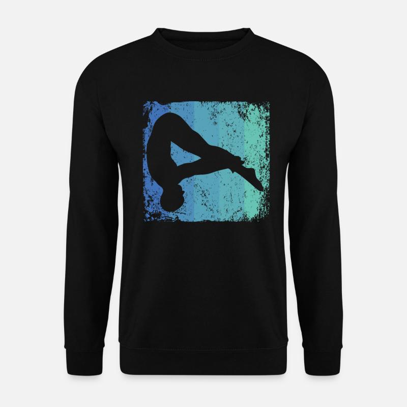 Synchronisierter Wassertaucher High Diver - Unisex Pullover - Schwarz