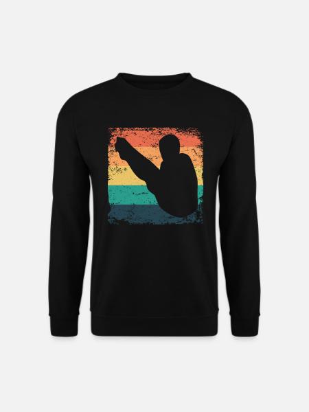 Diving, Artistic Jumping, Synchronized Diving - Unisex Sweatshirt - black