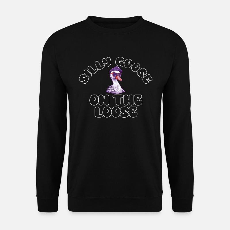 L’oie stupide en liberté - Sweat-shirt Unisexe - noir