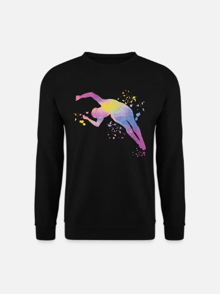 Diving, Synchronized Diving, Artistic Jumping - Unisex Sweatshirt - black