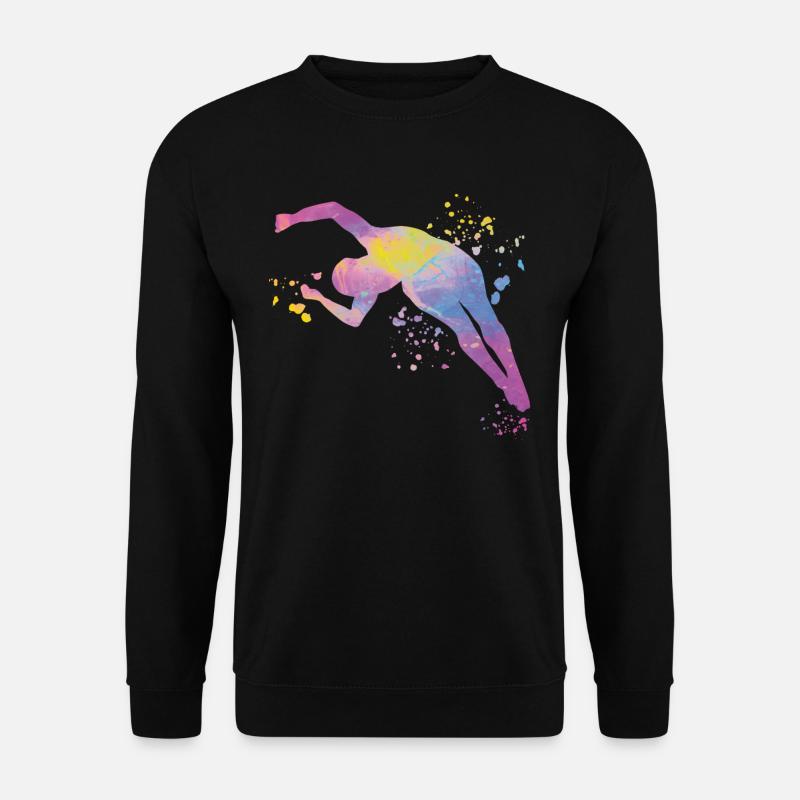 Diving, Synchronized Diving, Artistic Jumping - Unisex Sweatshirt - black