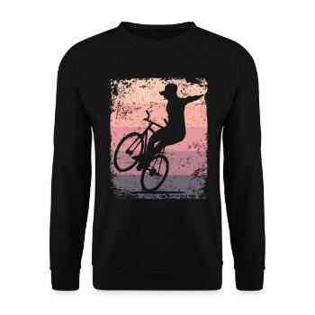Cyclisme artistique Cycliste artistique - Sweat-shirt Unisexe - noir - Devant - Alina (178cm) & Michal (187cm)