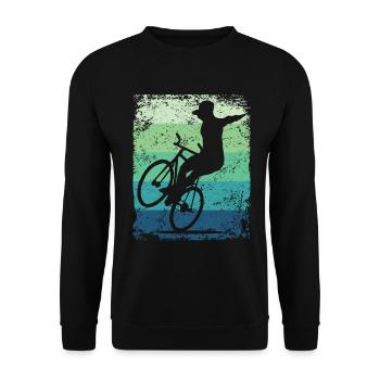 Artistic Cycling Artistic Cyclist - Unisex Sweatshirt - black - Front - Alina (178cm) & Michal (187cm)