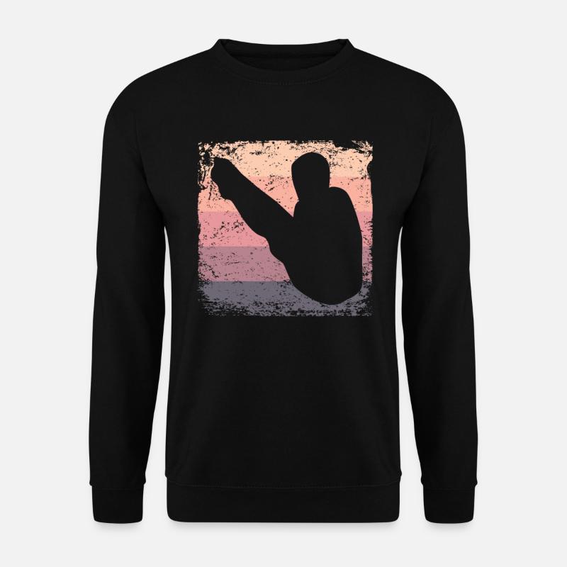 Synchronisierter Wassertaucher High Diver - Unisex Pullover - Schwarz