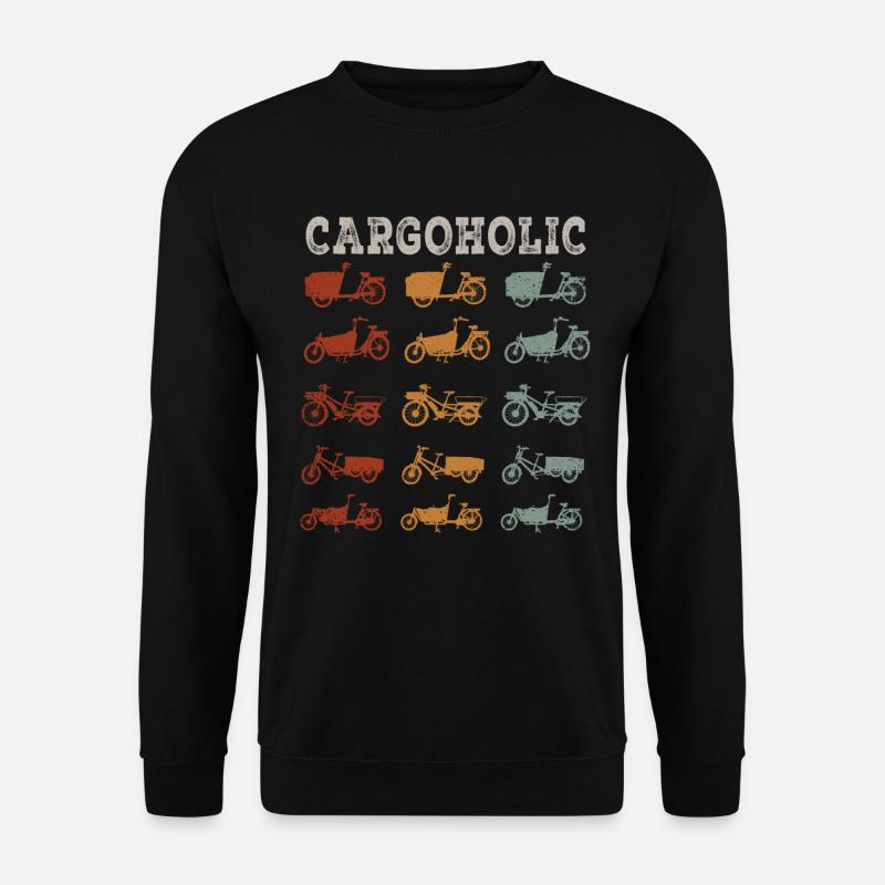 Cargoholic Cargo Bike Cargobike - Unisex Sweatshirt - black
