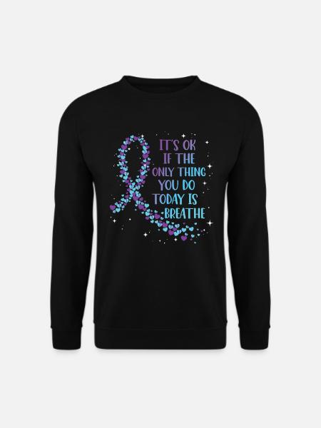psychAwareness of suicide prevention - Unisex Sweatshirt - black