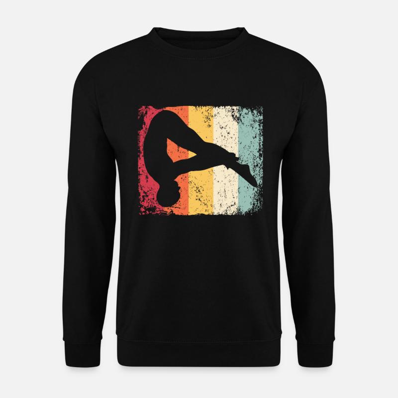 Diving, Artistic Jumping, Synchronized Diving - Unisex Sweatshirt - black