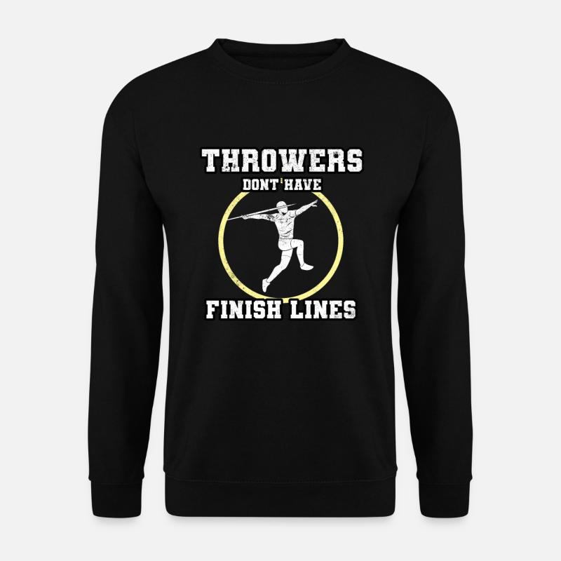 Speerwurf Speerwerfer - Unisex Pullover - Schwarz