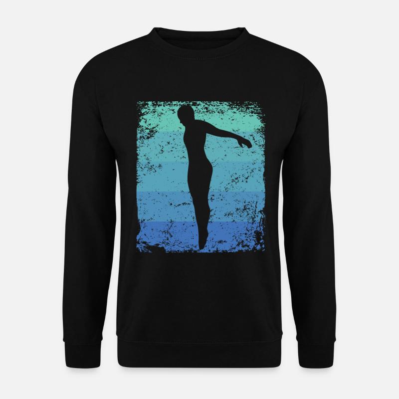 Synchronized Water Diver High Diver - Unisex Sweatshirt - black