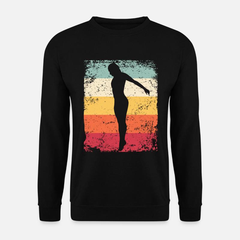 Diving, Artistic Jumping, Synchronized Diving - Unisex Sweatshirt - black