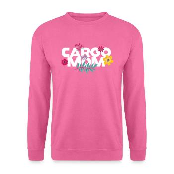 Cargo Mom Lastenrad Cargobike - Unisex Pullover - Pink - Vorne