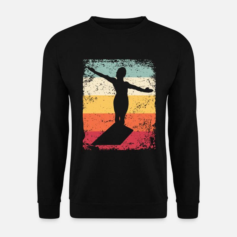 Diving, Artistic Jumping, Synchronized Diving - Unisex Sweatshirt - black