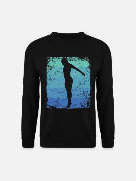 Diving, Artistic Jumping, Synchronized Diving - Unisex Sweatshirt - black