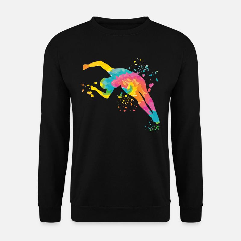 Synchronisierter Wassertaucher High Diver - Unisex Pullover - Schwarz