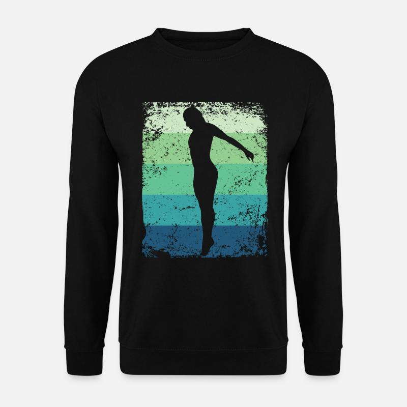 Synchronized Water Diver High Diver - Unisex Sweatshirt - black