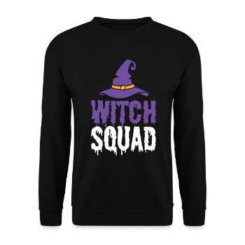 Witch Squad Zauberin - Unisex Pullover - Schwarz - Vorne - Alina (178cm) & Michal (187cm)