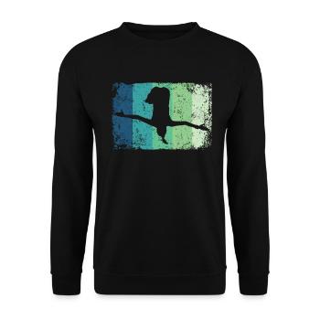Synchronized Water Diver High Diver - Unisex Sweatshirt - black - Front - Alina (178cm) & Michal (187cm)