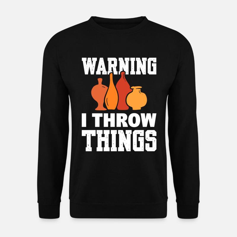 Ich liebe Keramik Töpfer - Unisex Pullover - Schwarz