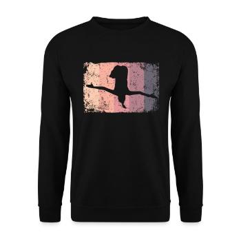 Synchronized Water Diver High Diver - Unisex Sweatshirt - black - Front - Alina (178cm) & Michal (187cm)