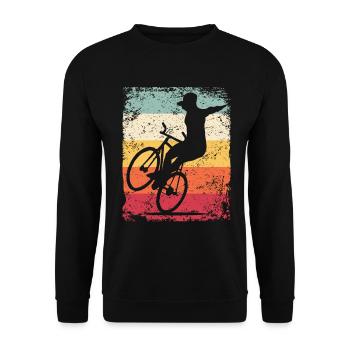 Artistic Cycling Artistic Cyclist - Unisex Sweatshirt - black - Front - Alina (178cm) & Michal (187cm)