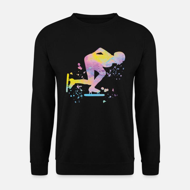 Speed Skater Athlete Speed Skating - Unisex Sweatshirt - black