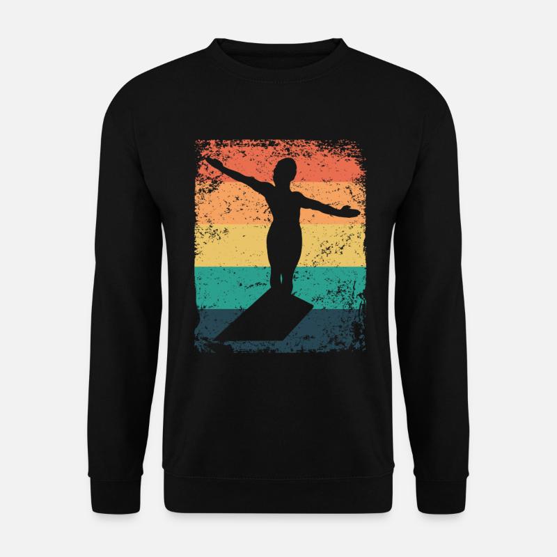 Diving, Artistic Jumping, Synchronized Diving - Unisex Sweatshirt - black