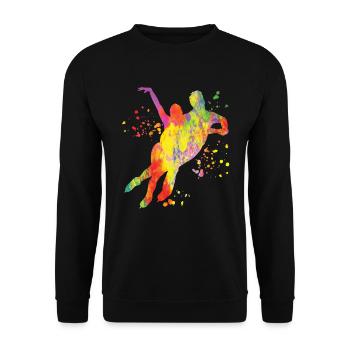 Figure Skater Ice Skating Figure Skating - Unisex Sweatshirt - black - Front - Alina (178cm) & Michal (187cm)