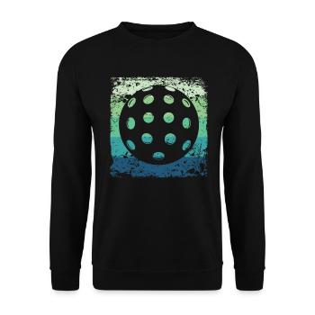 Wiffleball Club Retro Pickleball Team - Unisex Sweatshirt - black - Front - Alina (178cm) & Michal (187cm)