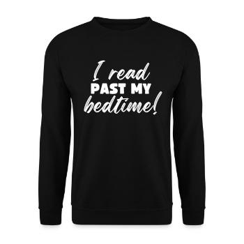Bibliothèque livre amant lecture rat de bibliothèque - Sweat-shirt Unisexe - noir - Devant - Alina (178cm) & Michal (187cm)