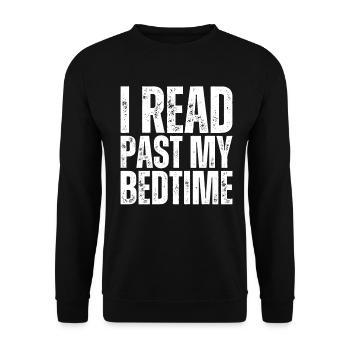 Bibliothèque livre amant lecture rat de bibliothèque - Sweat-shirt Unisexe - noir - Devant - Alina (178cm) & Michal (187cm)