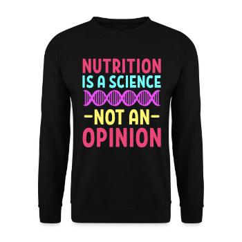 Zitate von Ernährungsberatern Ernährungsberater - Unisex Pullover - Schwarz - Vorne - Alina (178cm) & Michal (187cm)