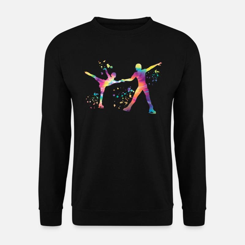 Eiskunstläufer Schlittschuhlaufen Eiskunstlauf - Unisex Sweatshirt - black