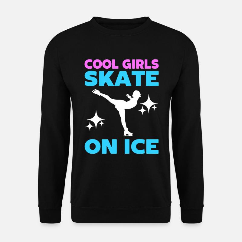 Eislaufliebhaber Eislauftrainer - Unisex Pullover - Schwarz