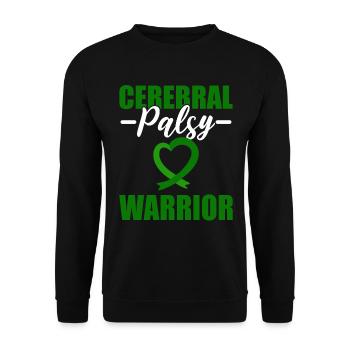 Cerebral Palsy Warrior Genetiker - Unisex Pullover - Schwarz - Vorne - Alina (178cm) & Michal (187cm)
