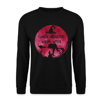 Sorcière Bourgogne Cancer du myélome multiple - Sweat-shirt Unisexe - noir - Devant - Alina (178cm) & Michal (187cm)