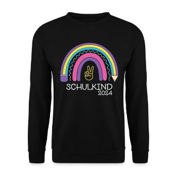 Rentrée scolaire 2024 - Sweat-shirt Unisexe - noir - Devant - Alina (178cm) & Michal (187cm)
