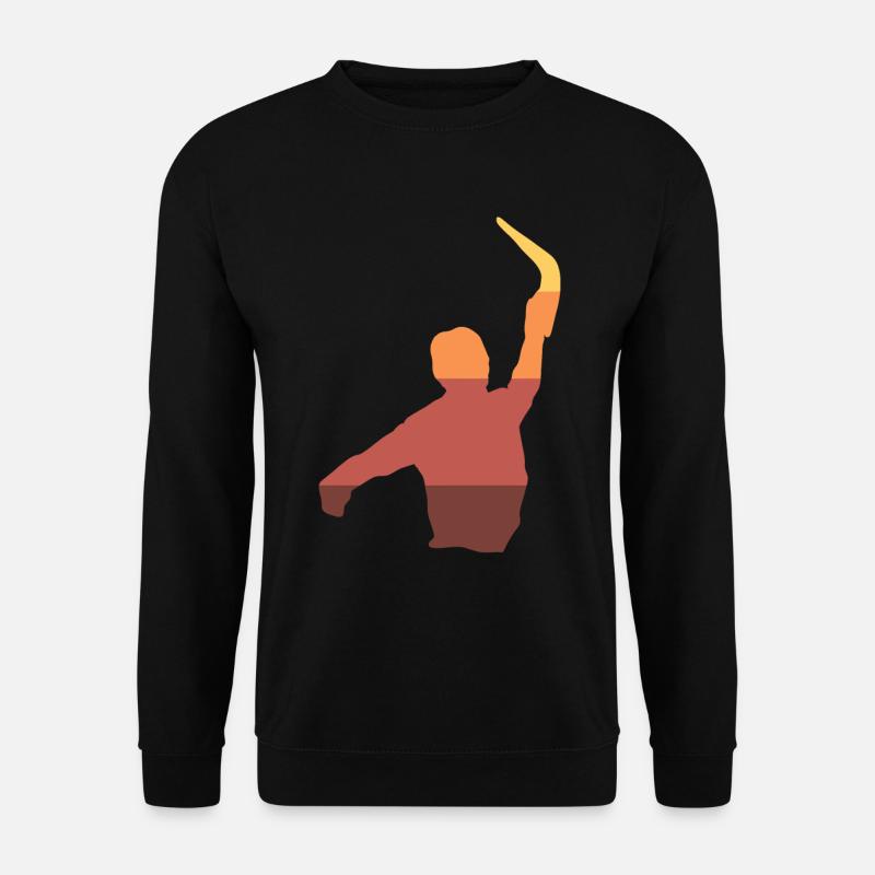 Bumerang-Liebhaber Bumerangwerfer - Unisex Pullover - Schwarz