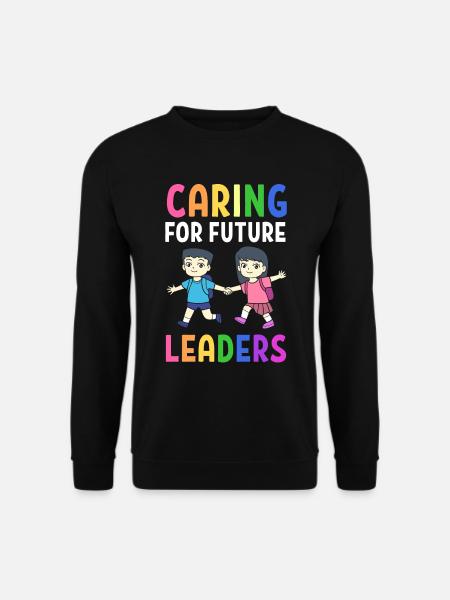 Zukünftige Führungskräfte für Kinder Erzieher - Unisex Pullover - Schwarz