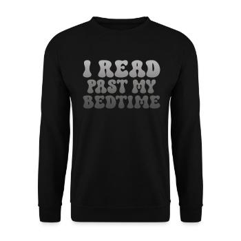 Bibliothèque livre amant lecture rat de bibliothèque - Sweat-shirt Unisexe - noir - Devant - Alina (178cm) & Michal (187cm)