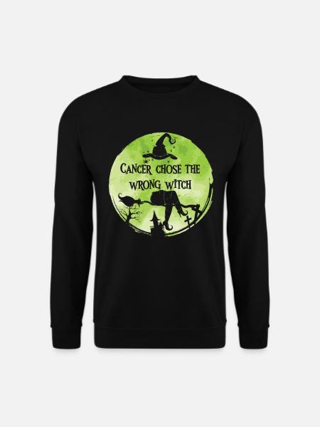 Krebshexe Linde Lymphom-bewusstsein - Unisex Pullover - Schwarz