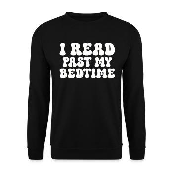 Bibliothèque livre amant lecture rat de bibliothèque - Sweat-shirt Unisexe - noir - Devant - Alina (178cm) & Michal (187cm)
