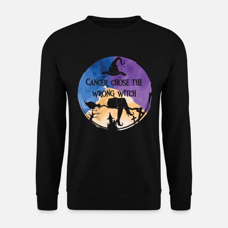 Cancer Witch Calendula Bladder Cancer - Unisex Sweatshirt - black