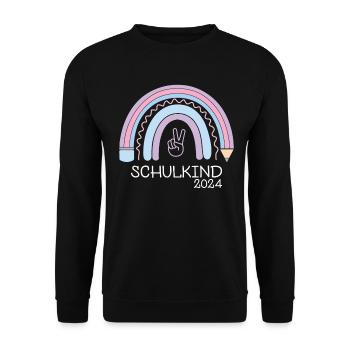 Rentrée scolaire 2024 - Sweat-shirt Unisexe - noir - Devant - Alina (178cm) & Michal (187cm)