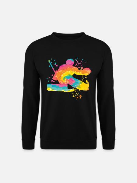 Eishockeyspieler Jungen Eishockey - Unisex Pullover - Schwarz