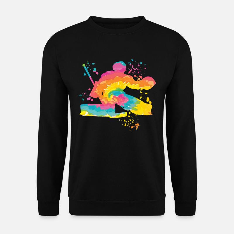 Eishockeyspieler Jungen Eishockey - Unisex Pullover - Schwarz