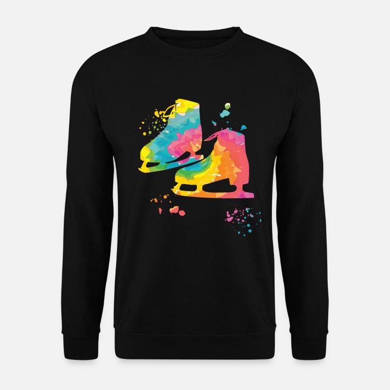 Eiskunstläufer Schlittschuhlaufen Eiskunstlauf - Unisex Sweatshirt - black
